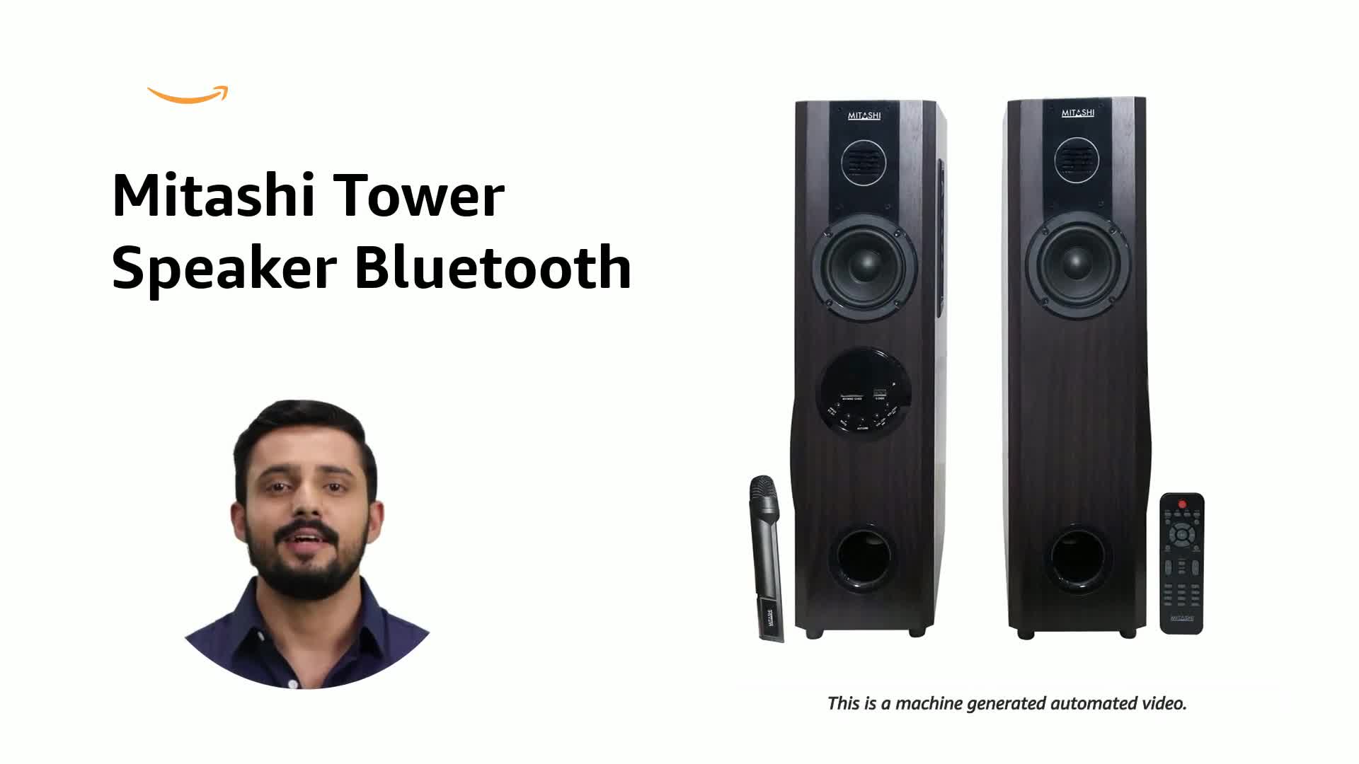 Mitashi TWR 60 Fur 2.0 Channel 5000 Watts PMPO Tower Speaker with